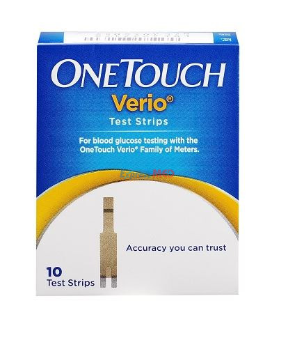 One Touch Verio 100 Count Strips By Lifescan